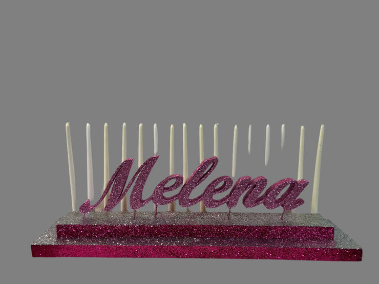 BAT MITZVAH CANDLE LIGHTING BOARD