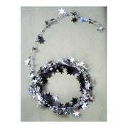 Black & Silver Star Garland