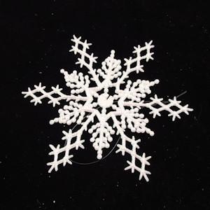 6" Glitter Snowflakes